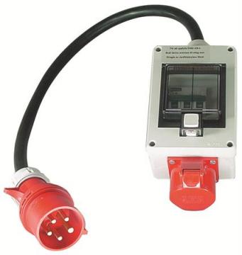 16a til 32a fra overgang afsikret cee