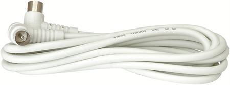 hvid mtr 5 2 antennekabel færdigmonteret