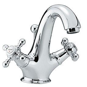 krom bundventil m 2-grebs ndvaskarmatur h tradition damixa