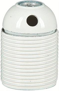 sidehul med hvid e27 fatning