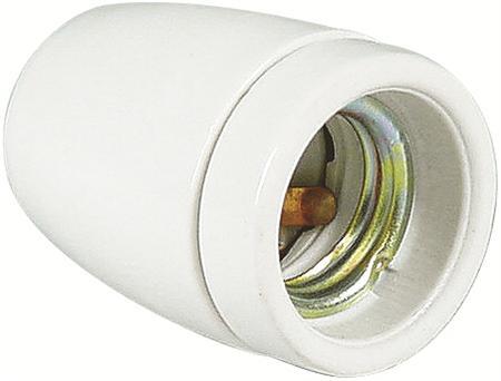 jordskrue med m10 hvid e27 n porcel fatning