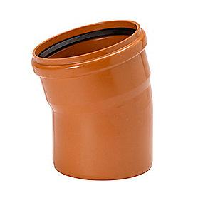 200mm 15 bøjning pvc uponor