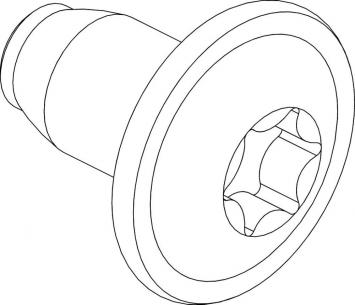 flange torx gevindformed skrue