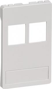 lysegr - konnektor actassi 2x dataudtag t3 fuga lk for kning afd