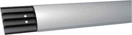 lg buet med gr alu 18x75mm aluminium gulvkanal