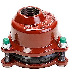 duktiljern bolte a4 fiksers uni kfast tr 104-132mm 2 x dn100 top i gevind med kobling slutmuffe plus 3207 joint multi gf