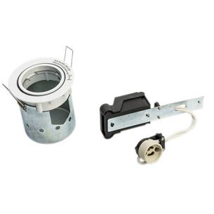 rund hvid gu10 diospot