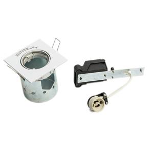 firkantet hvid gu10 diospot