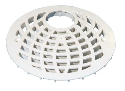 150mm hul m rund hvid purus rist