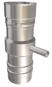 mm 180 x 130 kondensaftap med skorstensforing omega metalbestos