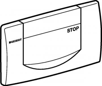 matforkromet forfra geberit betjeningsplade
