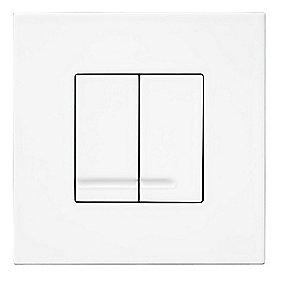 metal hvid skyl duo betjeningsplade xs triomont gustavsberg