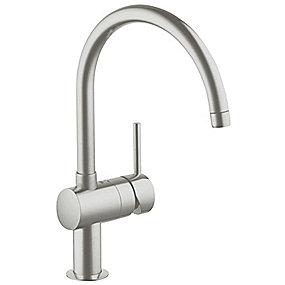 supersteel - kkenbatteri etgrebsk minta grohe