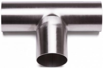 mm 2 38x1 satin 4404 lige iso t-stykke mejeri