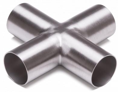 mm 2 38x1 satin 316l kort iso x-stykke