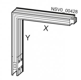 skinnesystem y bd2a-400-lh-x