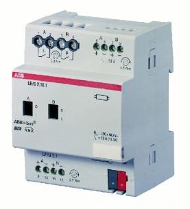 1 16 s2 lr mdrc 16a kanal 2 lysreguleringsaktuator 1-10v knx