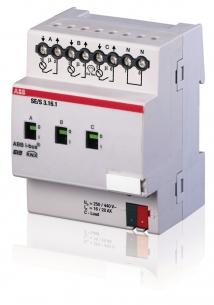 1 16 s3 se mdrc 20a 16 230v 3-kanal aktuator energi knx