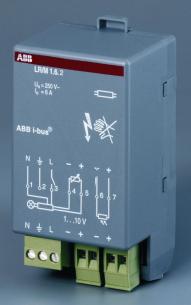 2 6 m1 lr 6a 1-kanal lysreguleringsmodul snap-on knx
