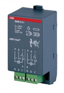 1 16 m2 sa 16a 2-kanal udgangsmodul snap-on knx