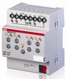 1 2 1 s4 es mdrc 4-kanal kontaktaktuator elektronisk knx
