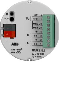2 12 u2 mt 2-kanal sikkerhedsterminal alarm security knx