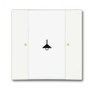 02-884-500 6125 hvid mat farve tryk 2 1 betjeningselement knx