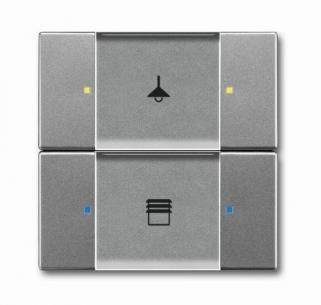 02-803-500 6126 metalgr meteor farve tryk 4 2 betjeningselement knx