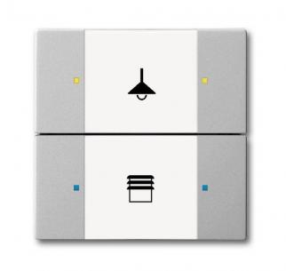 02-866-500 6126 l st rustfrit farve tryk 4 2 betjeningselement knx