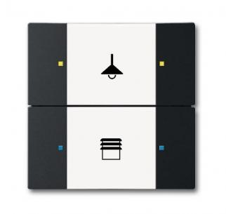 02-885-500 6126 sort mat farve tryk 4 2 betjeningselement knx