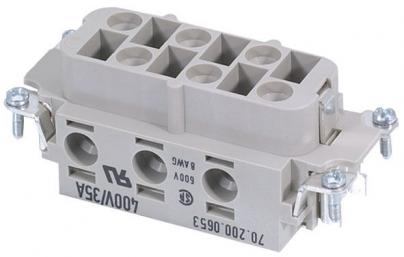 35a 400v 6-pol skrue 5-6mm2 2 hun indsats power revos