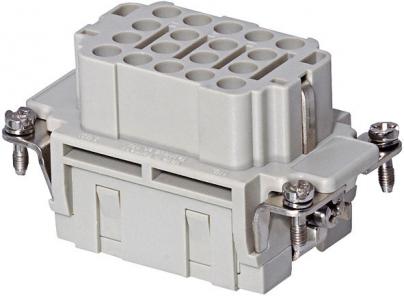 16a 500v 18-pol crimp hun indsats ee revos