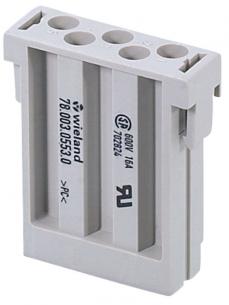 0 0553 003 78 5-pol 20a 250v crimp indsats flex revos