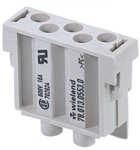 0 0553 013 78 5-pol 20a 250v crimp indsats flex revos
