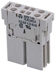 0 0453 203 78 4-pol 14a 400v fjeder indsats flex revos
