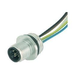 b-kod pol 5 litze mit m12-flanschstecker