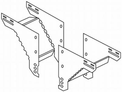 fzs 60hx500x1mm flad t-stykke vertikalt