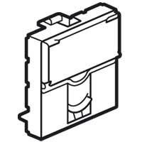 hvid plan modul 2 konnektor uden keystone 1x for mosaic dataudtag