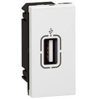 hvid 1m hun usb-a 1x mosaic udtag multimedie