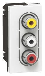 hvid 1m hun rca 2x video mosaic mulitmedieudtag