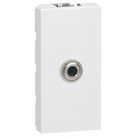 hvid 1m lodde hun 5mm 3 mini-jack mosaic multimedieudtag