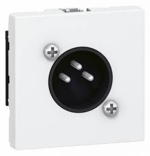 hvid 2m han 3p xlr 1x audio mosaic multimedieudtag