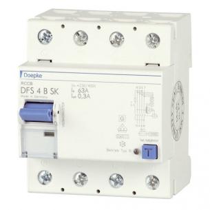 10ka 4m type-b 300ma 4pol 63a msafbryder fejlstr rccb dx3