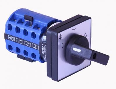 e a410 ca10 front 48x48mm frontmonteret huls 4 0--d 20a omskifter stjerne-trekant naimer kraus
