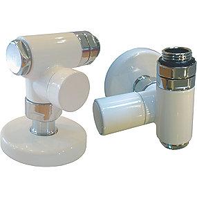 hvid kombidrift til bende vinkell manuelt t ventils combi corner kriss