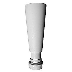 oml m ende glat 32mm el 4 1 1 f hvid bstragt afl purus