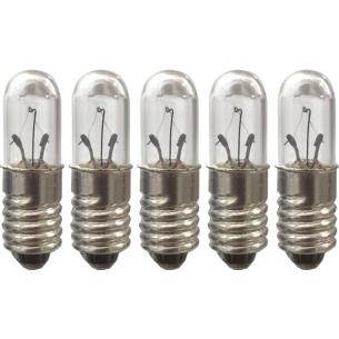 5-pak 6x16mm 6w 0 12v e5 lysestage til rer reservep trading star