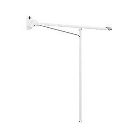 mm 850 jde brugsh 850mm ngde totall opklappelig fastmonteret ben med tte toiletst value pressalit