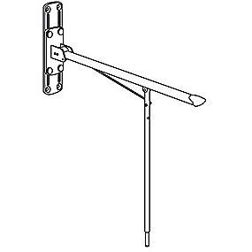 mur massiv til t monteringss med jderegulerbar h mm 225 ben med tte toiletst care pressalit