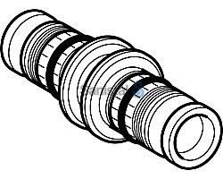 geberit 63mm kobling mepla